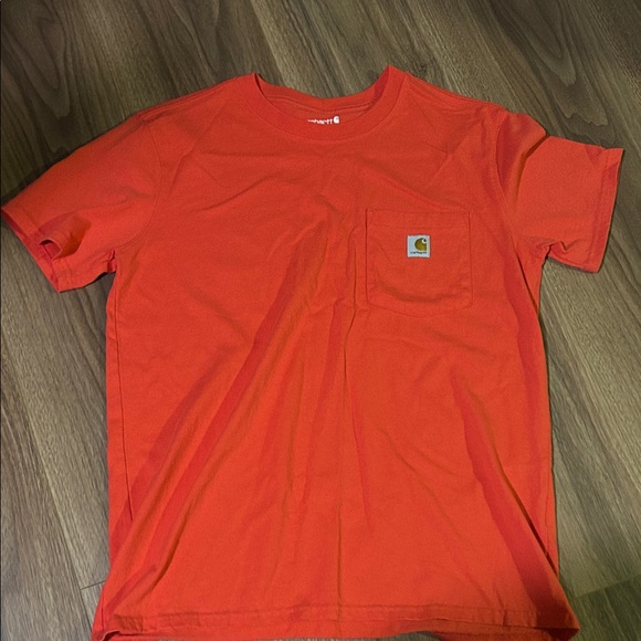 Carhartt Tops - Carhartt Vibrant Orange Tee with Pocket